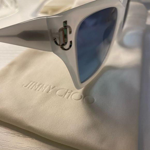 Jimmy Choo square cat eye blue gradient lens sunglasses Style JC 5012 main image 8